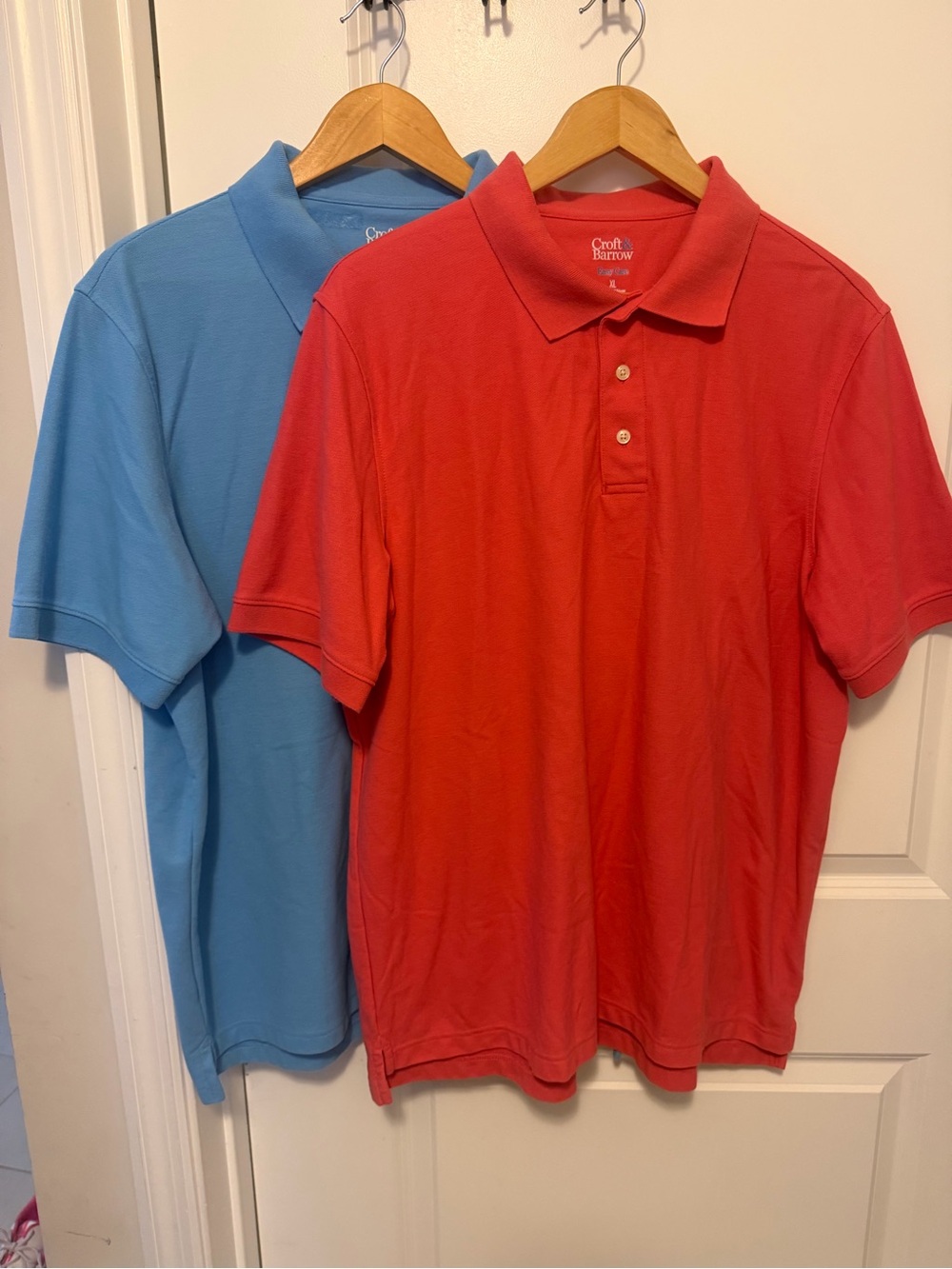 Croft & Barrow Easy Care Men’s Polo Shirts -bundle of blue & orange